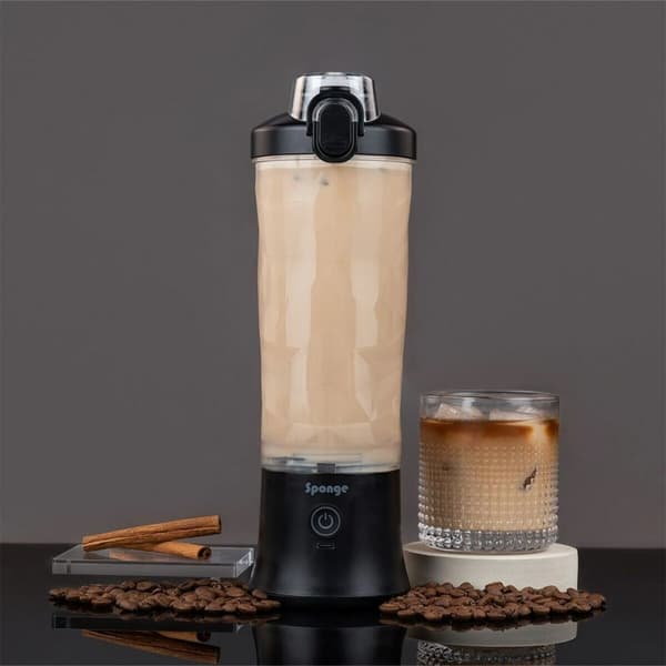 Kop-blender Sponge 703674402216 Sort Gennemsigtig 600 ml