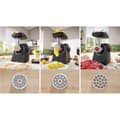 Miniatyrbild 6 av 11: Köttkvarn BOSCH MFWS440B Svart Silvrig Plast 1900 W 2,5 Kg/min