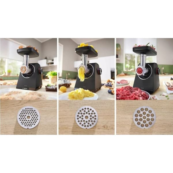 Kødhakker BOSCH MFWS440B Sort Sølvfarvet Plastik 1900 W 2,5 Kg/min