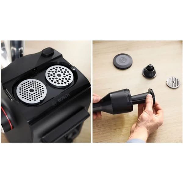 Kødhakker BOSCH MFWS440B Sort Sølvfarvet Plastik 1900 W 2,5 Kg/min