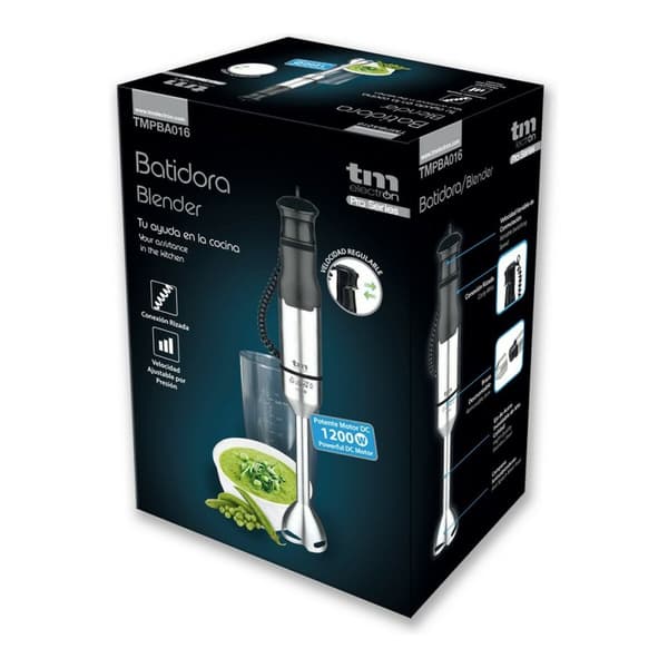 Håndblender TM Electron Rustfrit stål 1200 W
