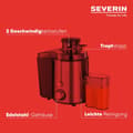 Miniatyrbillede 7 af 11: Blender Severin ES 3566 Sort Stål 400 W 1,5 L