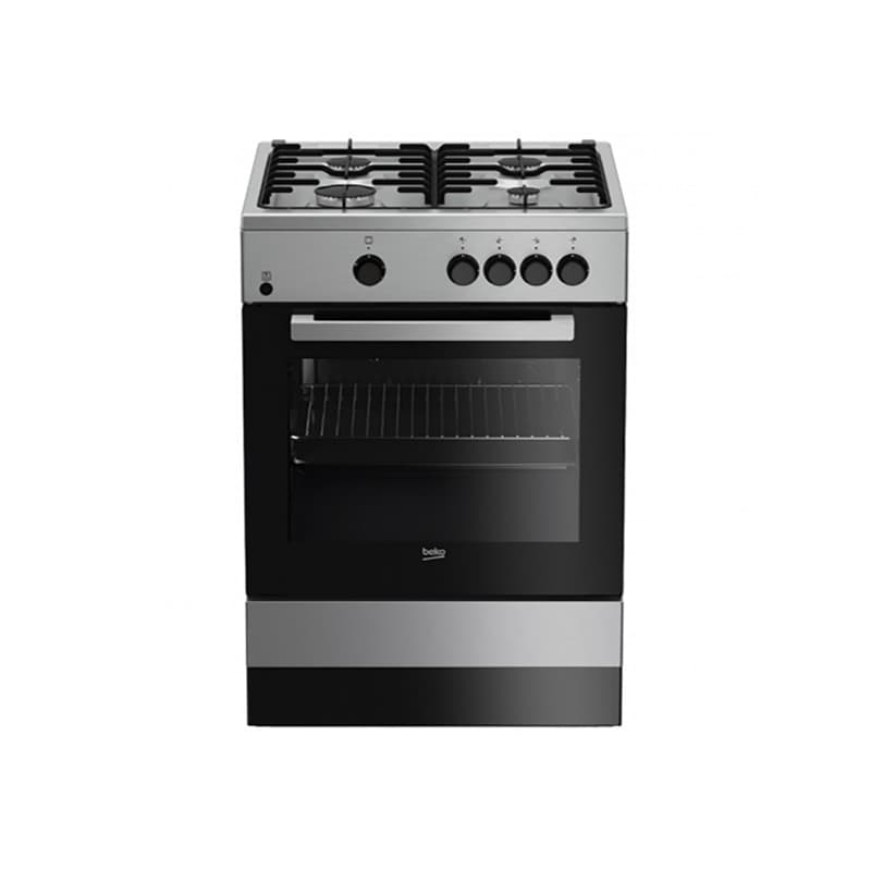 Gas Cooker BEKO FSG62000DXL 60 cm 64 L Stainless steel (4 Stoves)