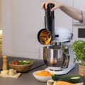 Miniatyrbild 4 av 5: Cecotec Vegetable cutting and grating accessory with 3 interchangeable attachments made of stainless steel designed for cutting, slicing and grating