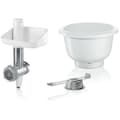 Miniatyrbillede 1 af 6: Baking Sensation tilbehør - BOSCH - MUZ5BS1 - Kødhakker - Rist 5 mm - Cookietilbehør 4 former - Skål med 3.9 L