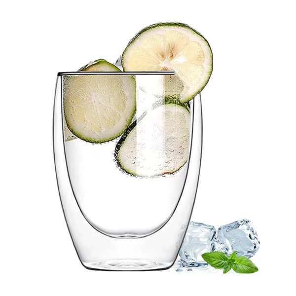 LIVIT Glas, Dubbelväggiga, Borosilikatglas, 300 ml, Set om 2