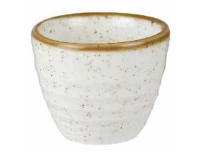 Skål Stonecast 5.7 cl Ø5.9x5 cm Porcelæn Vanilje,12 stk/krt