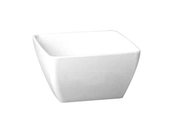 Skål Pure 14cl 90x90x40 mm Melamin Hvid,1 stk