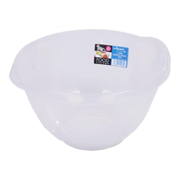 Wham Plastikblandeskål Clear 7L