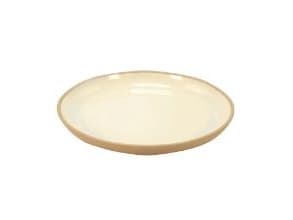Fad Marl Ø385x47 mm Melamin 2-farvet Cream,stk