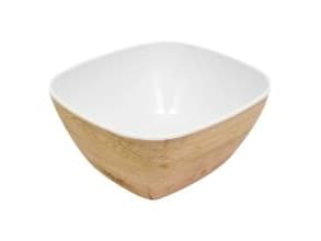 Skål buffet Tura 1 ltr 1/6GN 176x162x80 mm Melamin Natur Træeffekt,stk
