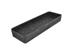 Fad Kata 4,2 ltr 170x520x70 mm Melamin Sort, 3 stk/pk