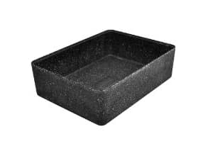Fad Kata 6.7 ltr 260x345x100 mm melamin Sort,1 st