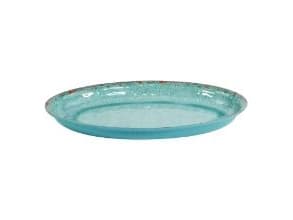 Skål Oval Casablanca 2.5 ltr 420x280x40 mm Melamin Blå,12 stk/pk