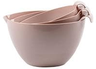 Vispskål set 1,5+2+2,5 L BIO-PE Rosa