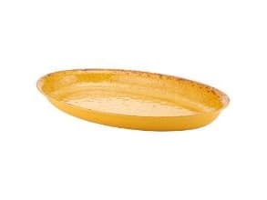 Skål Oval Casablanca 2.5 ltr 420x280x40 mm Melamin Orange,12 stk/pk