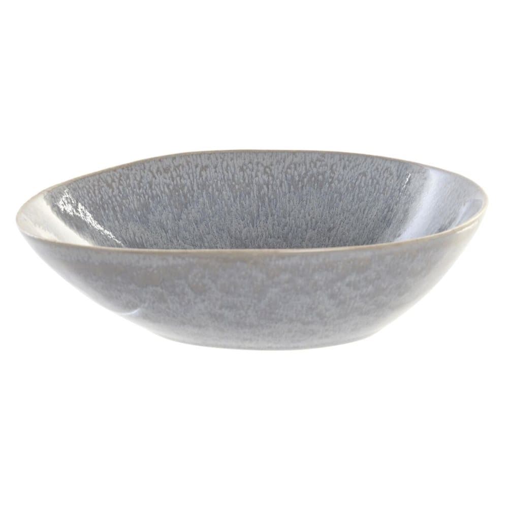 Djup tallrik DKD Home Decor Himmelsblå Stengods (20 x 16,3 x 5,9 cm)