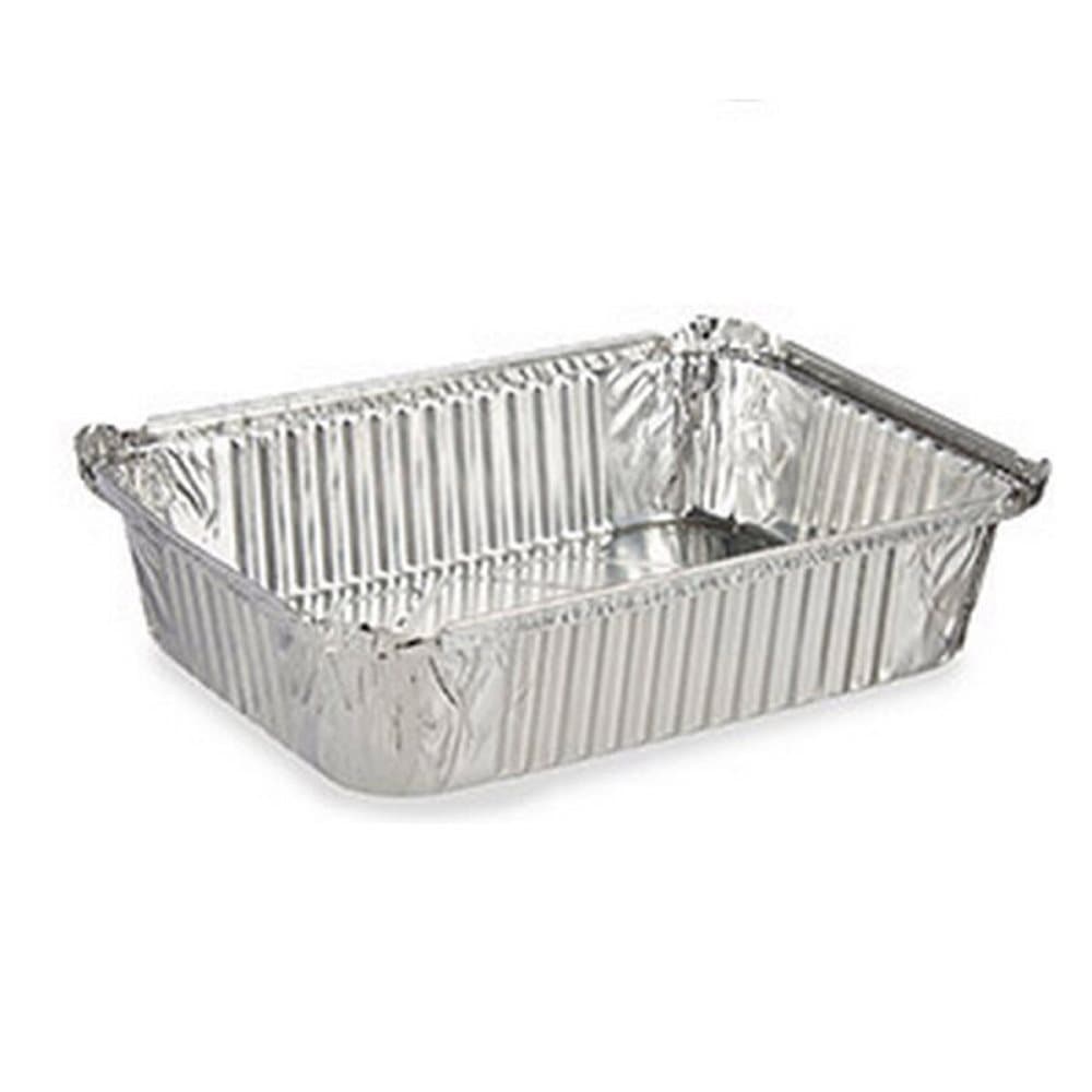 Uppsättning med Brickor Aluminium Med lock Rektangulär (3 pcs) (18,5 x 5,6 x 26 cm)