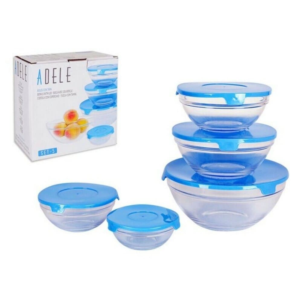 Skål Adele Med lock Stapelbara (5 pcs)