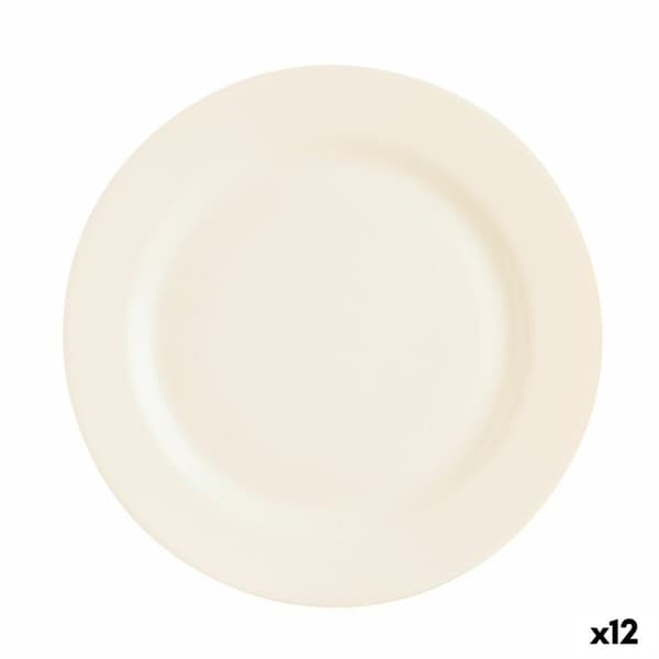 Plosek krožnik Arcoroc Intensity Beige Glas (Ø 27,5 cm) (12 enheder)