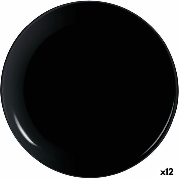 Pizzatallerken Arcoroc Evolutions Sort Glas (Ø 32 cm) (12 enheder)
