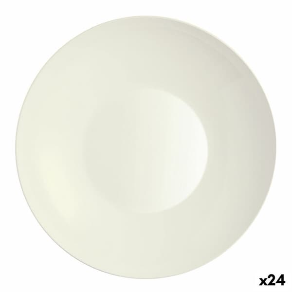 Dyb tallerken Arcoroc Intensity Beige Glas Ø 26 cm (24 enheder)