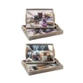 Miniatyrbild 1 av 4: Uppsättning med Brickor DKD Home Decor Multicolour 40 x 30 x 6 cm Trä MDF (2 antal)