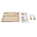 Pikkukuva 3 / 4: Juustolautanen DKD Home Decor Bambu Kivitavara 24,5 x 20 x 1,2 cm (4 osaa)
