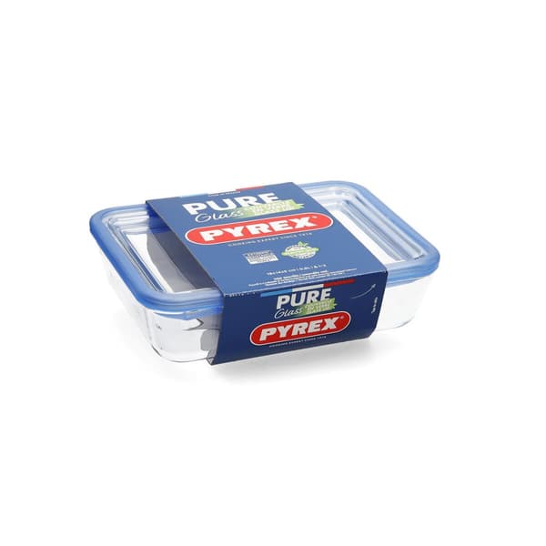 Hermetisk Lunsjboks Pyrex Pure Glass Gjennomsiktig Glass (1,5 L) (5 enheter)