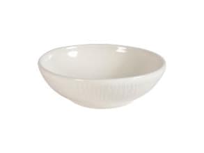 Skål Bamboo 20cl Ø11.6xH4.2cm porcelæn hvid,12 stk/krt