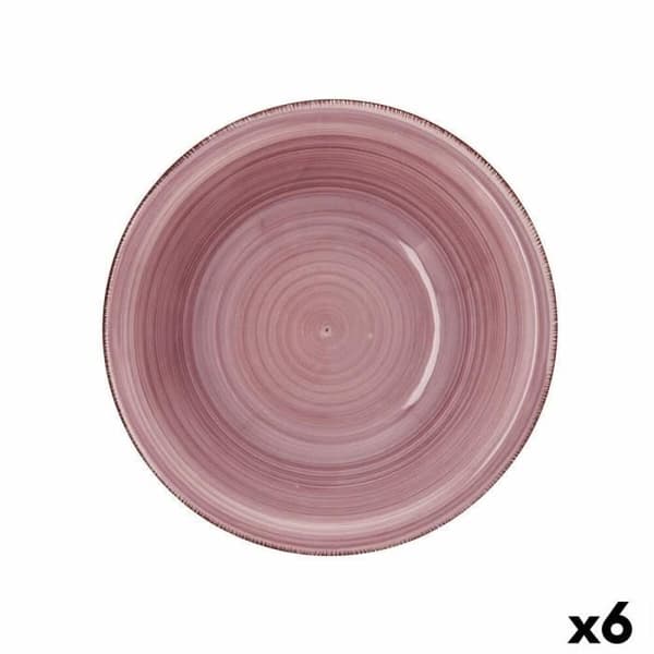 Quid Vita Peoni rosa keramisk salladsskål (6 enheter) (pack 6x)