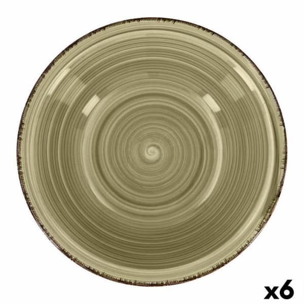 Quid Vita Natura grön keramisk salladsskål (6 enheter) (pack 6x)