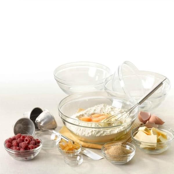 Saladier - DURALEX - Lys D - 26cm - Transparent - Stapelbar - Stötresistent