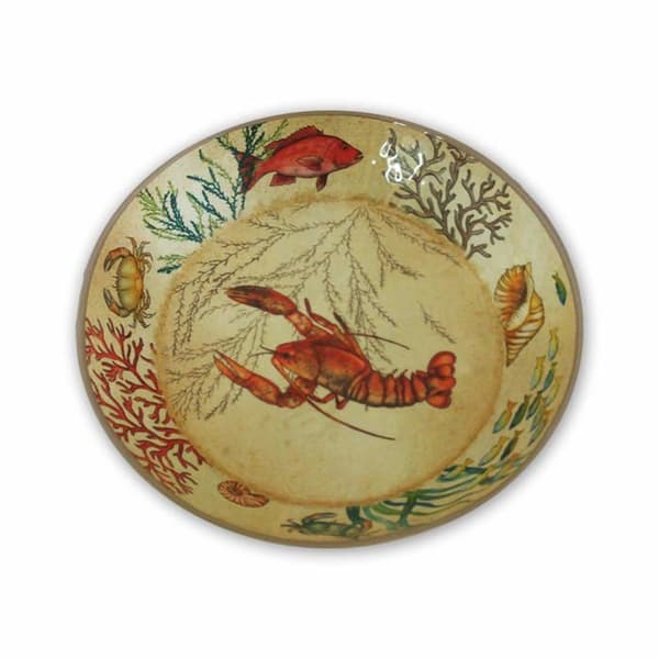 Nador Salad Bowl - PR13320037M - Sea Life Spaghetti Bowl 100% melamin 37 cm Nylon/A