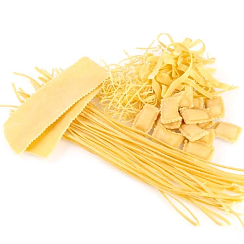 Kotitekoinen pasta- ja raviolikone lisälaitteilla - suuri sarja