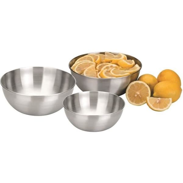 Salladsskål - IBILI - Rostfritt stål - 22 cm - Tål diskmaskin - Silver