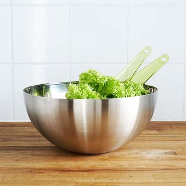 Space home - lokaliseringB08BRT2DLP - Blandningsskålar/salladsskål - Frukt- och grönsaksskål - Rostfritt stål - 24 cm