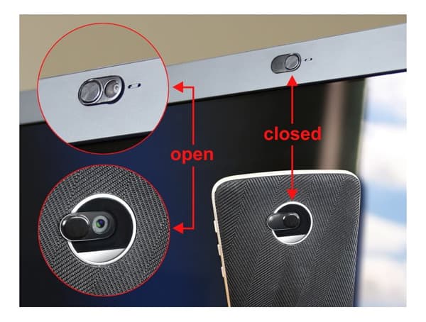 Webcam Cover for Laptop, Tablet and Smartphone 3 pack