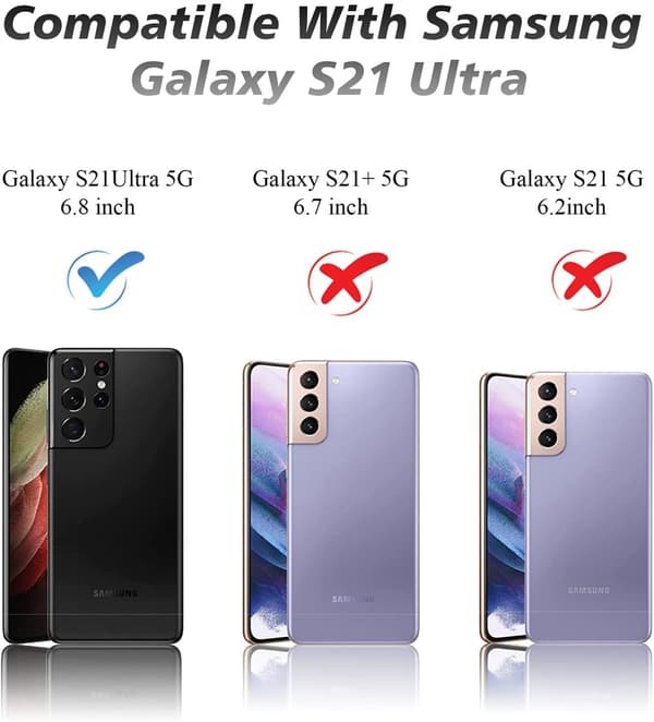Kameralinsskydd  Samsung Galaxy S21 Ultra- 2 PACK