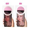 Miniatyrbild 3 av 6: OLED-ljus för selfies / OLED-ljus för smink - Svart