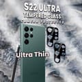 Miniatyrbild 5 av 5: 2 Pack Linsskydd Samsung S22 Ultra-Härdat Glas 9H-Super 3D