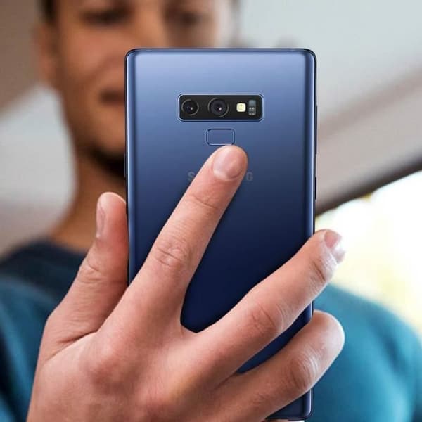 Kameralinse bak - AVIZAR - Galaxy Note 9 - Skyddsglas - Svart - 70 g