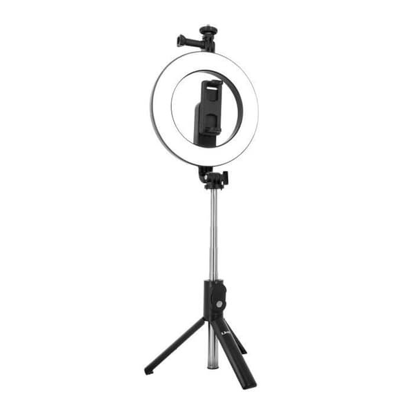 Perche Selfie - LinQ - ZP9906 - Inbyggd ringlampa - Bluetooth-fjärrkontroll - 70 cm utdragbar