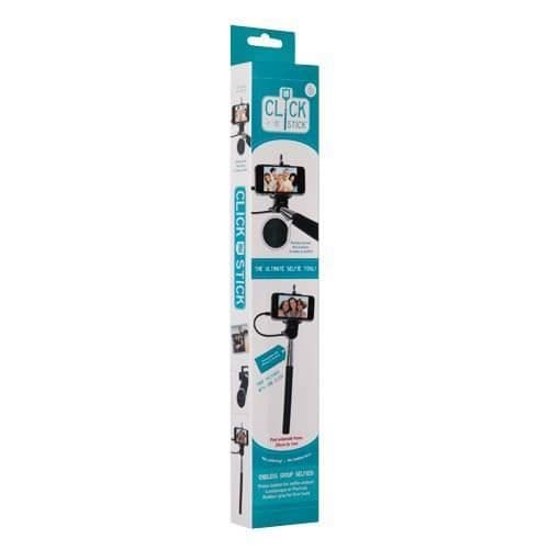 THUMBSUP Click Stick Selfie Stick - Svart - 100 cm - för mobiltelefon - Stativ 3 kg
