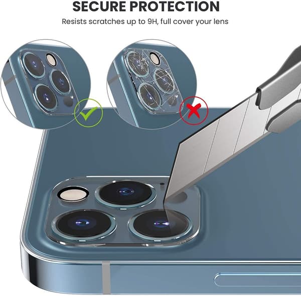2 PAK- Iphone 14 Kamera linse cover