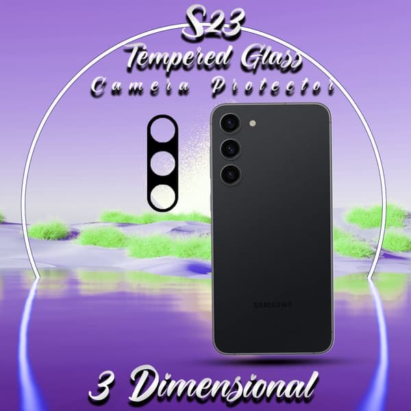 1-Pack Linsskydd Samsung Galaxy S23 - Härdat Glas 9H - Super 3D Linsskydd