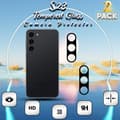 Miniatyrbild 1 av 5: 2-Pack Linsskydd Samsung Galaxy S23 - Härdat Glas 9H - Super 3D Linsskydd