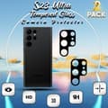 Miniatyrbild 1 av 5: 2-Pack Linsskydd Samsung Galaxy S23 Ultra - Härdat Glas 9H - Super 3D Linsskydd