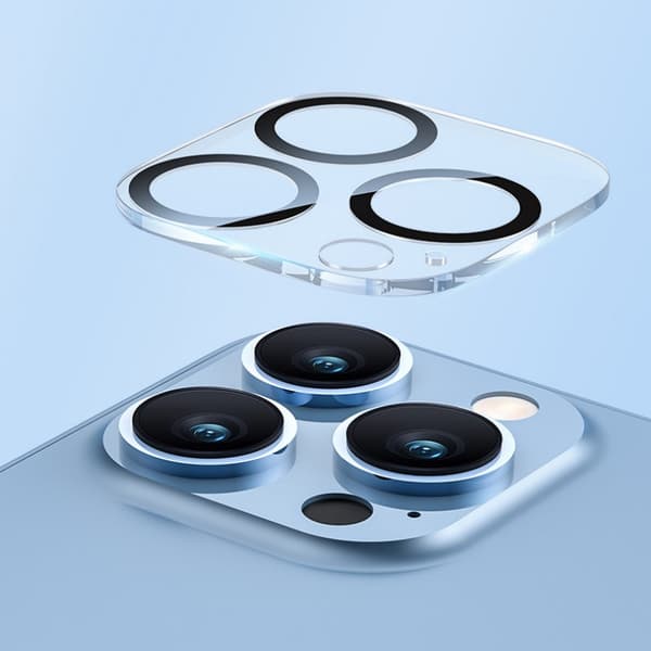 INF Transparent Kameralinsskydd i Härdat Glas - 6 pack iPhone 13 Pro Max