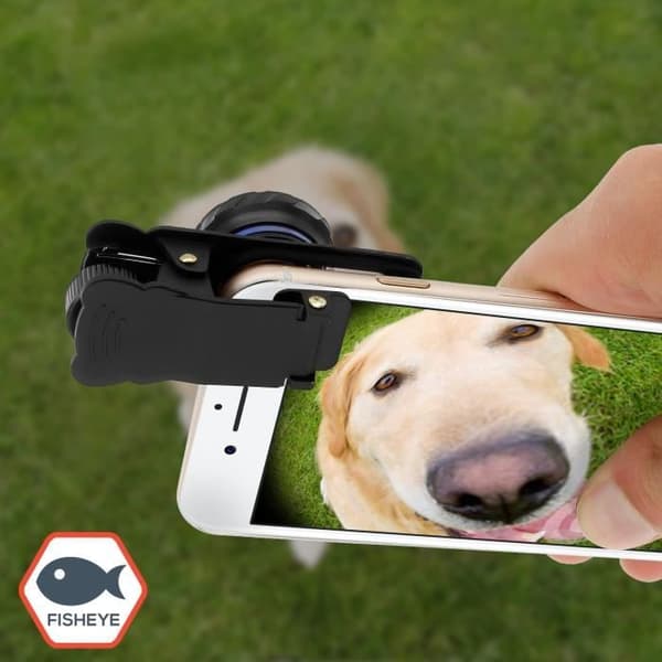 Kit Objektiv Smartphone - Universell - 12x Zoom - Fisheye - Vidvinkel - 2 Makro